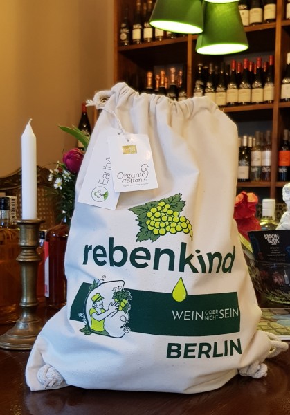 Rucksacktasche "rebenkind Berlin" aus Fairtrade-BIO-Baumwolle