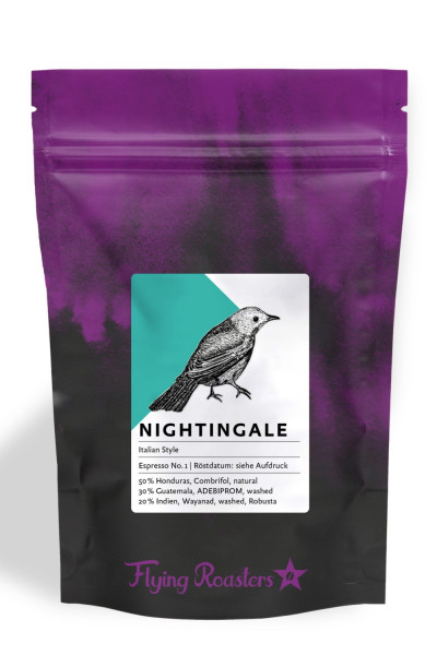Flying Roasters - Nightingale Espresso No. 1 BIO, 250 g, ganze Bohnen - Berlin