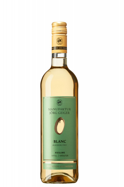 Manufaktur Jörg Geiger - 0 - Blanc alkoholfrei - Riesling BIO